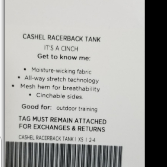 NWT Fabletics cashel racerback tank - Picture 5 of 5